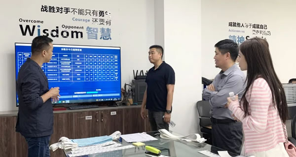 广东省定制家居协会曾秘书长莅临安格尔门窗参观交流